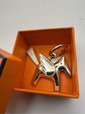 Gold Pegasus Key & Bag Charm Key Ring